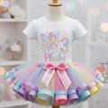 Girls Tutu Outfit Dress Set Magical Fairy Personalized Birthday Party